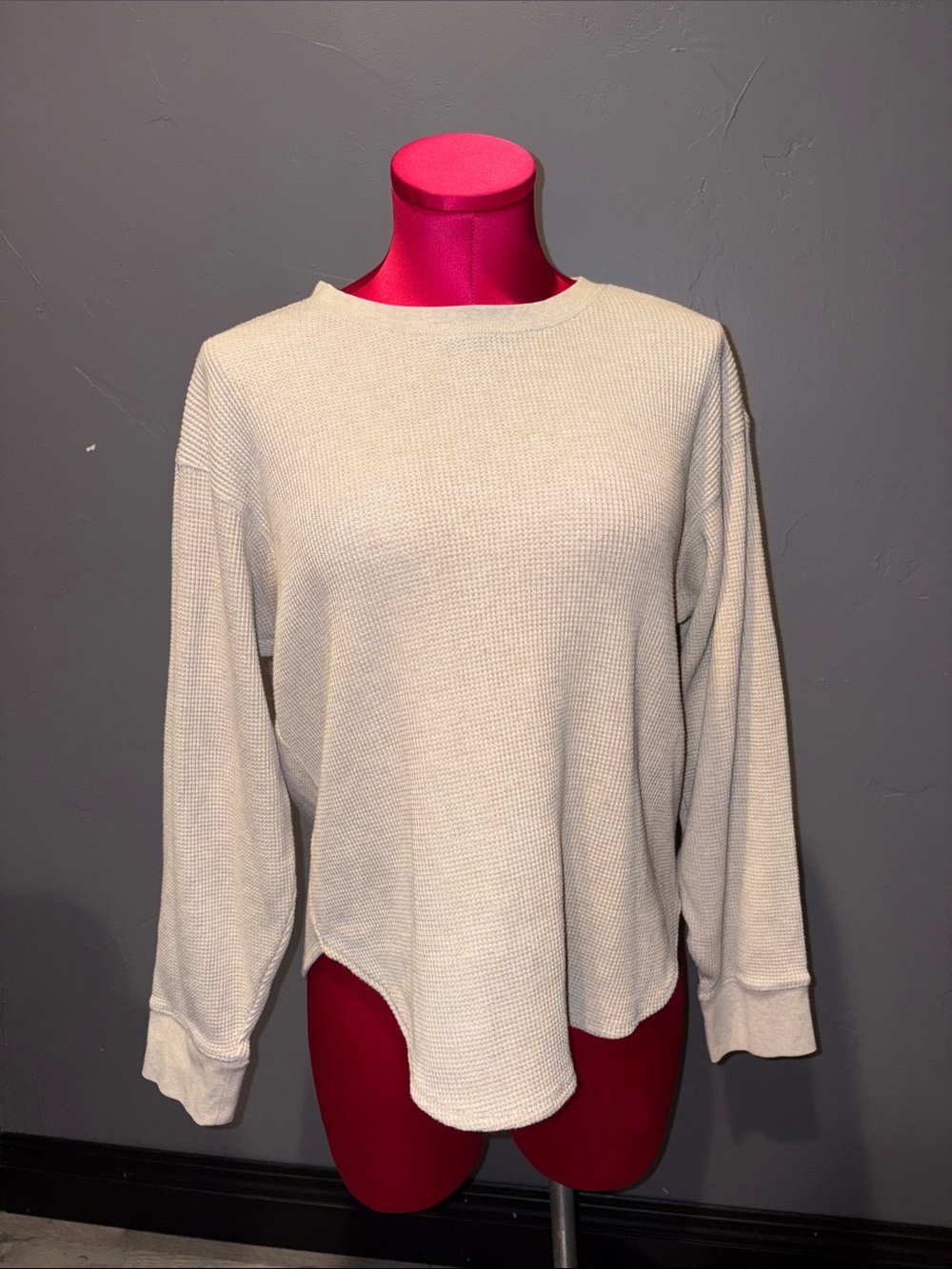 Uniqlo Ribbed Crewneck Long Sleeve